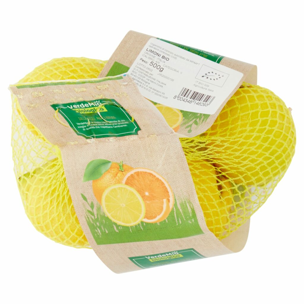 VerdeMio biologico Limoni Bio 500 g