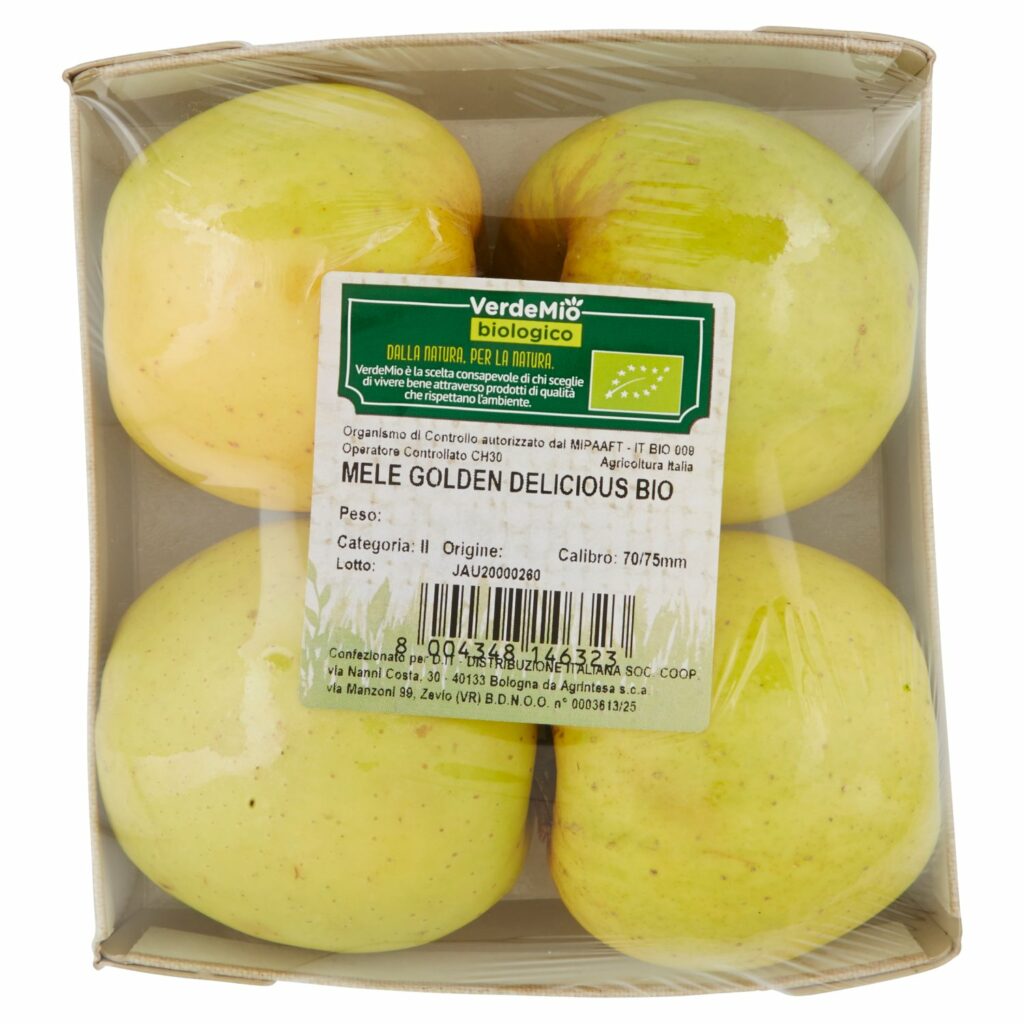 VerdeMio biologico Mele Golden Delicious Bio 0,600 kg