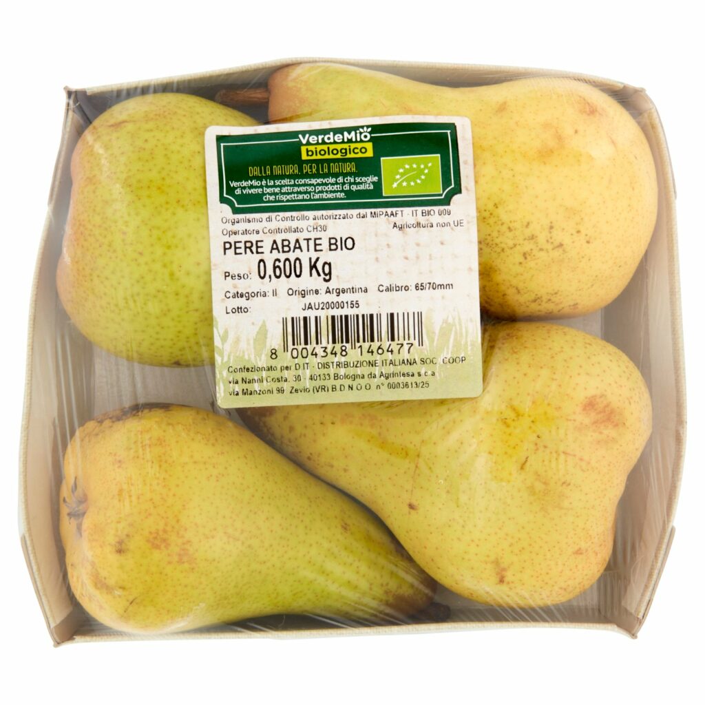 VerdeMio Pere Abate biologico 0,600 kg