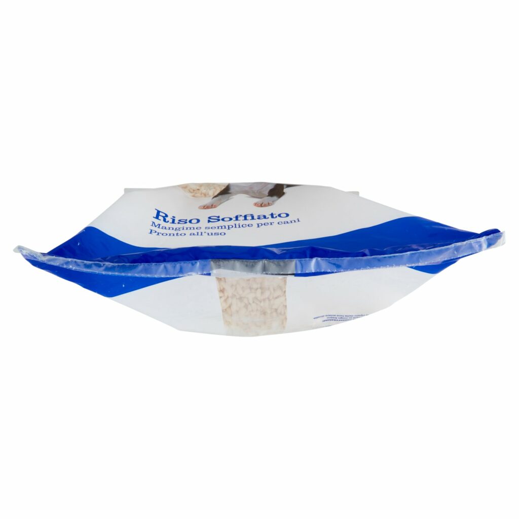 Primo Riso Soffiato Mangime semplice per cani 1 kg