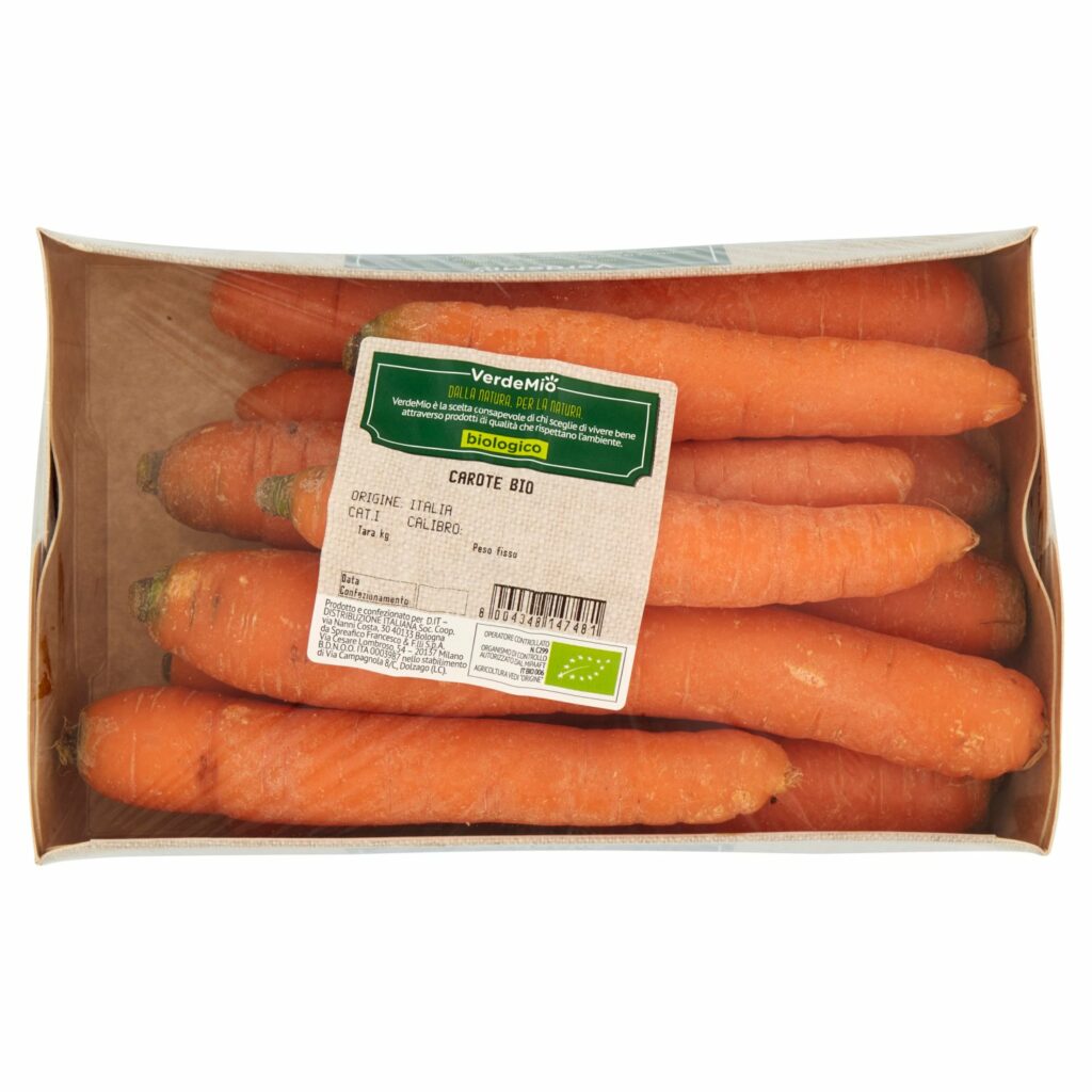 VerdeMio Carote Bio biologico 0,750 kg