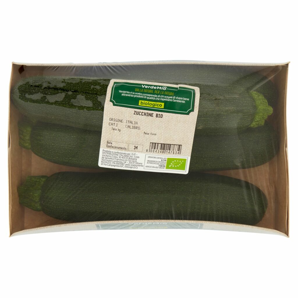 VerdeMio Zucchine Bio biologico 0,750 kg