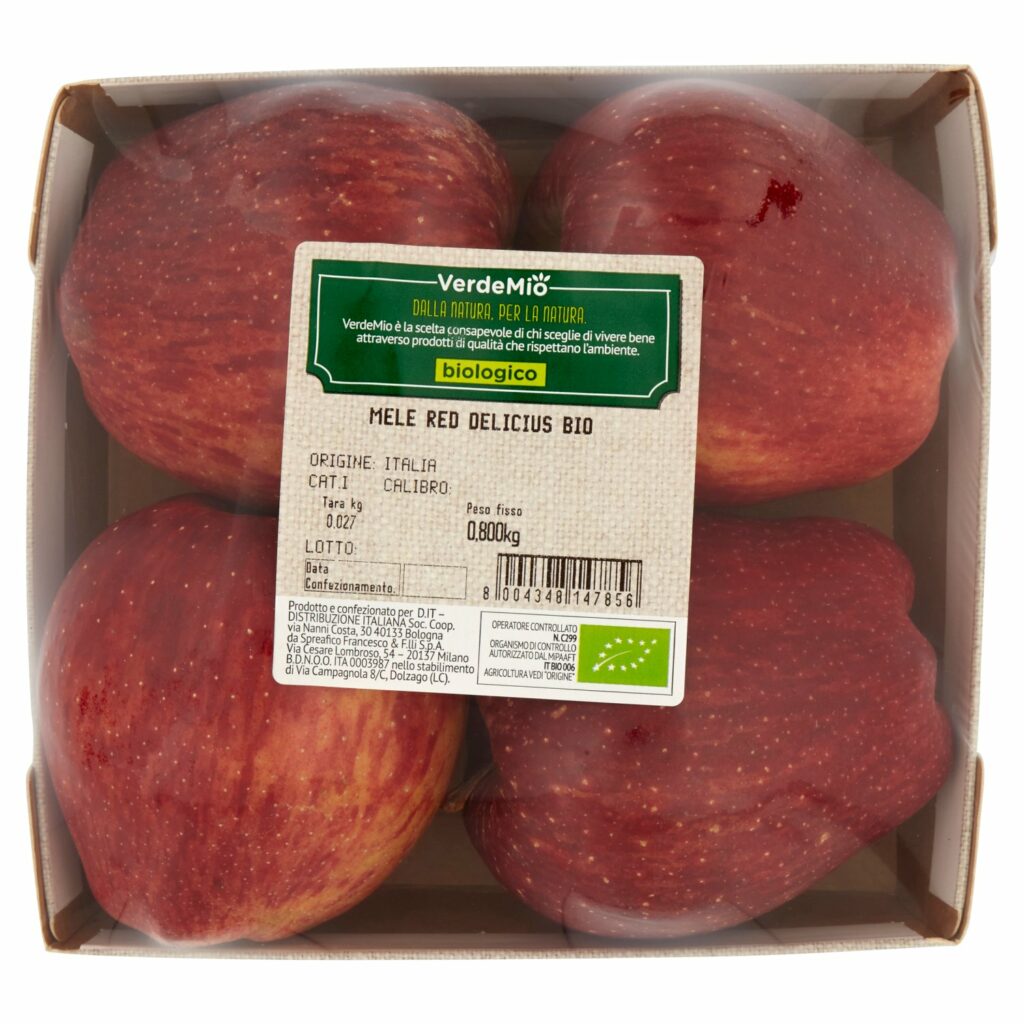 VerdeMio Mele Red Delicius Bio biologico 0,800 kg
