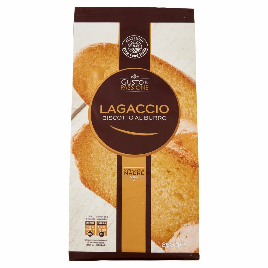 Gusto & Passione Lagaccio Biscotto al Burro 250 g