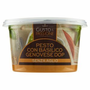 Gusto & Passione Pesto con Basilico Genovese DOP Senza Aglio 140 g
