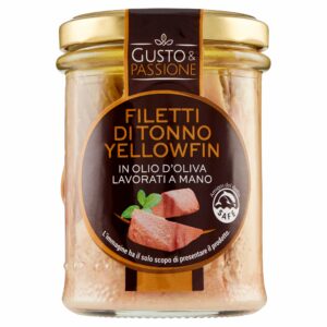 Gusto & Passione Filetti di Tonno Yellowfin in Olio d’Oliva 180 g