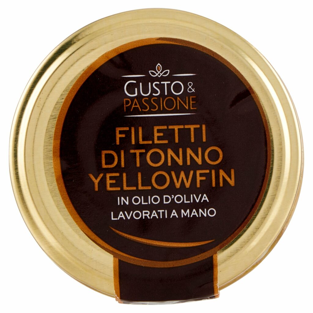 Gusto & Passione Filetti di Tonno Yellowfin in Olio d'Oliva 180 g