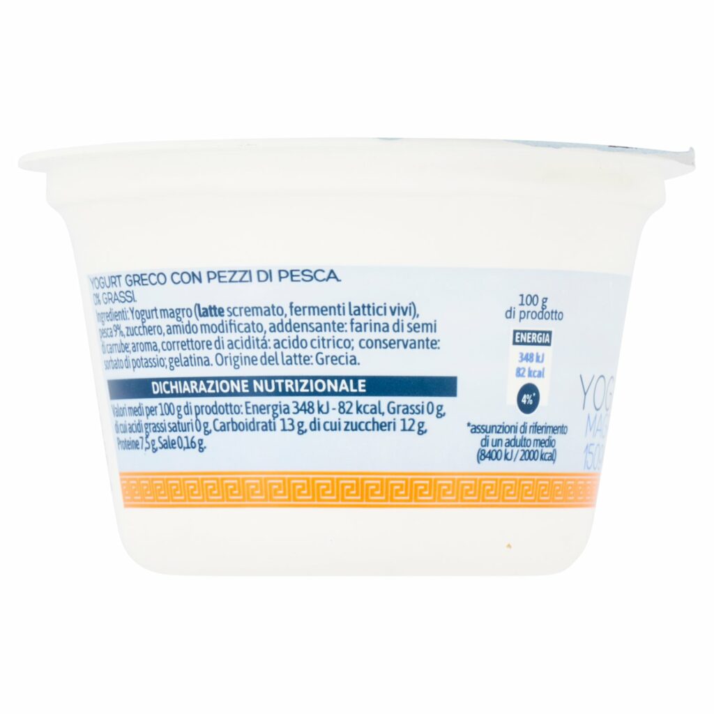 Equilibrio & Piacere Yogurt Greco Magro alla Pesca 150 g