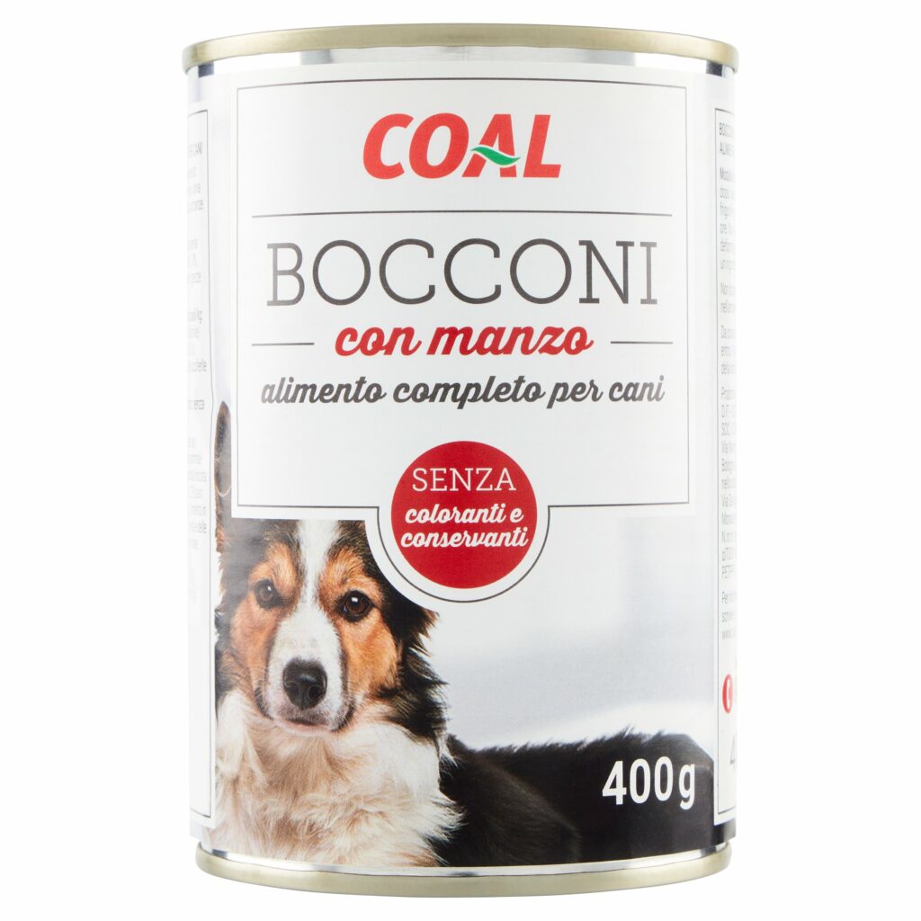 Coal Bocconi con manzo 400 g