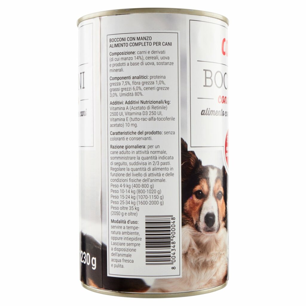 Coal Bocconi con manzo 1230 g