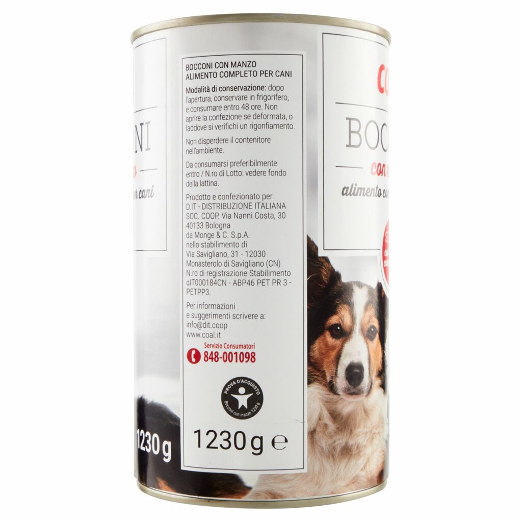 Coal Bocconi con manzo 1230 g