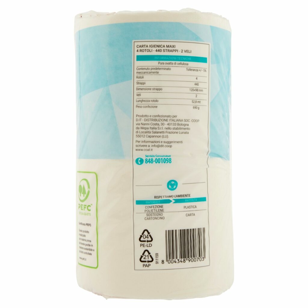 Coal Carta Igienica maxi 4 rotoli