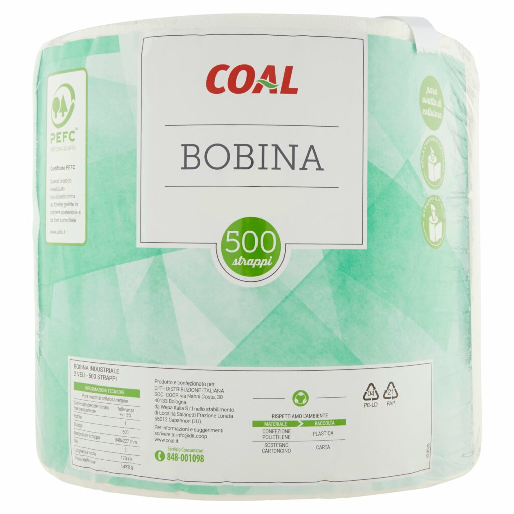 Coal Bobina 500 strappi
