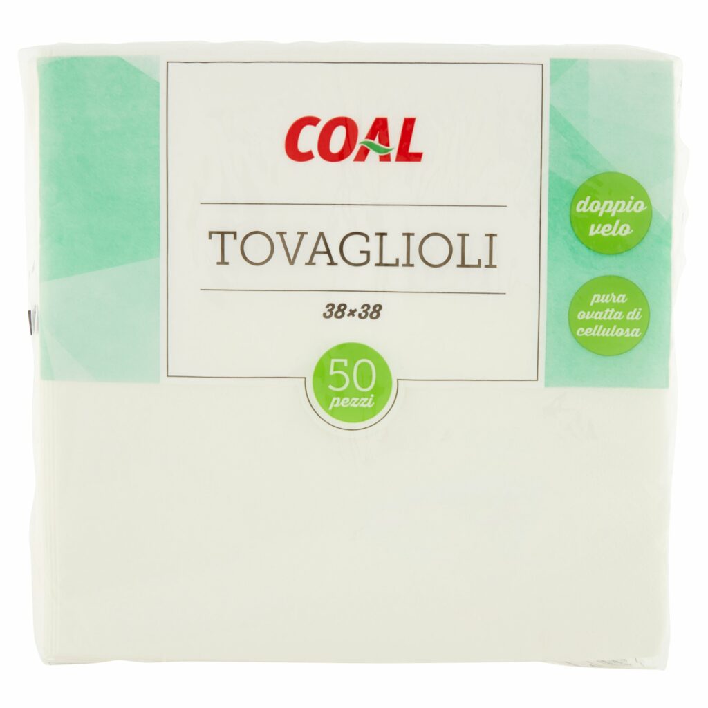Coal Tovaglioli 38x38 50 pz