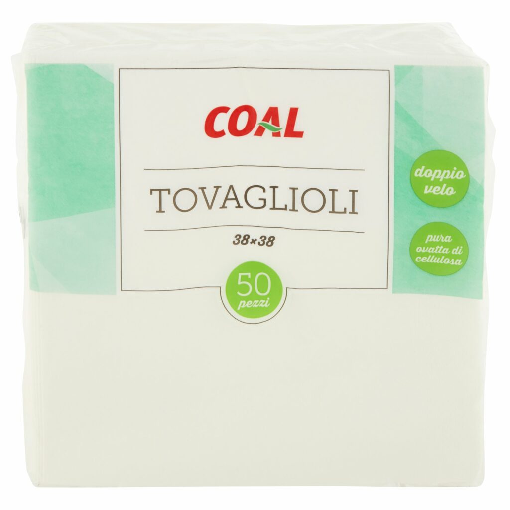 Coal Tovaglioli 38x38 50 pz