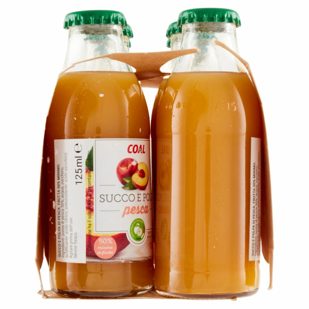 Coal Succo e Polpa pesca 6 x 125 ml