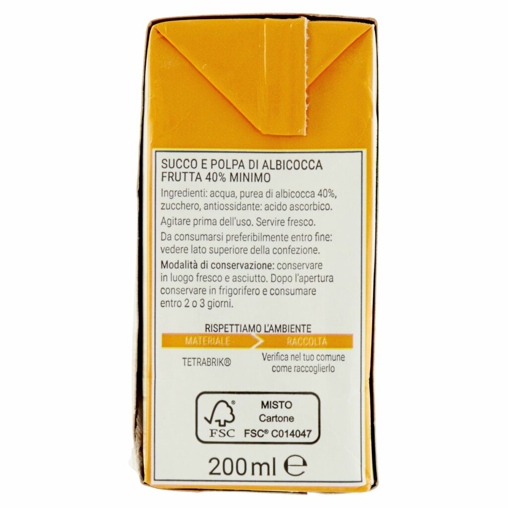 Coal Succo e Polpa albicocca 3 x 200 ml