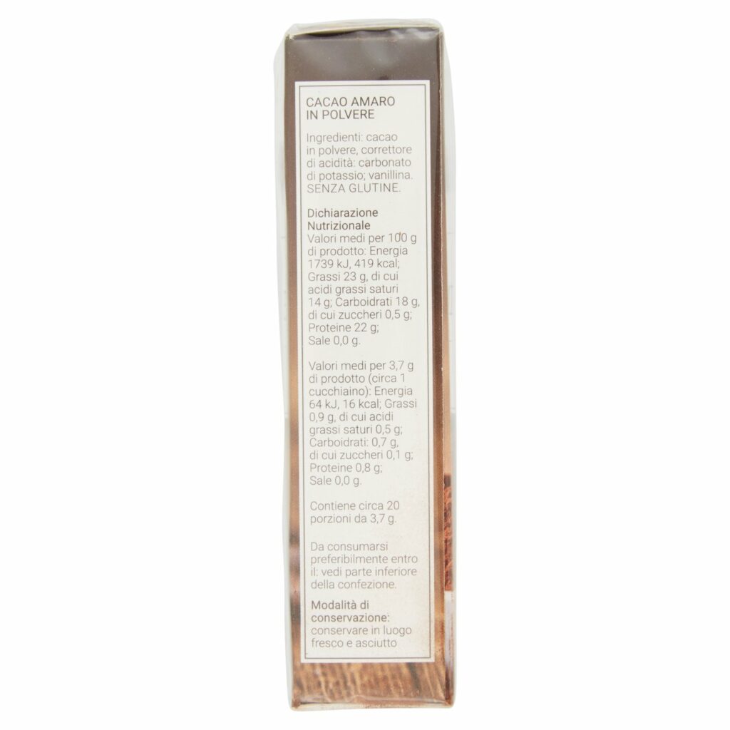 Coal Cacao in Polvere amaro 75 g
