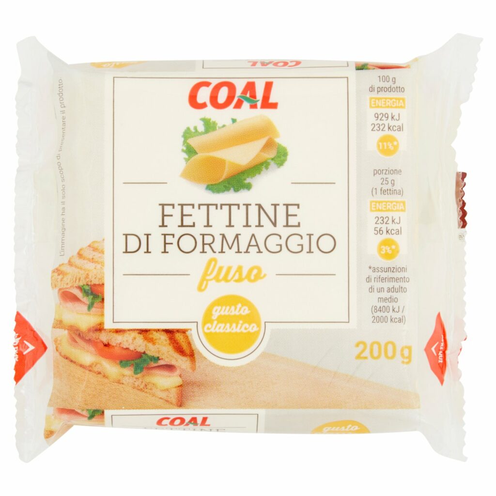 Coal Fettine di Formaggio fuso gusto classico 200 g