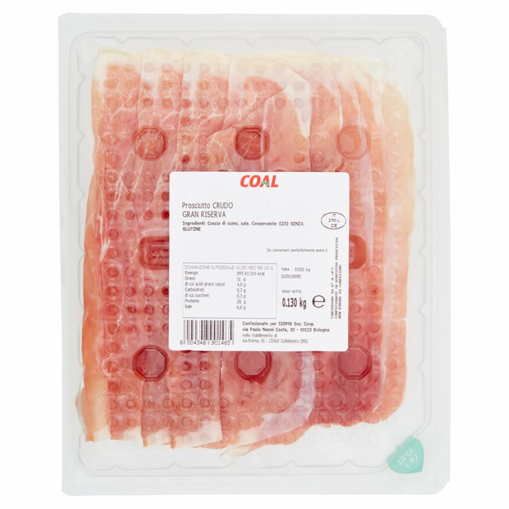 Coal Prosciutto Crudo Gran Riserva 0,130 kg