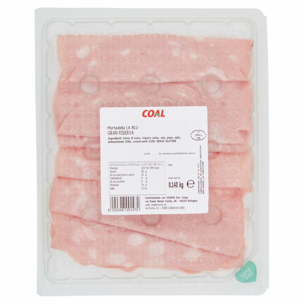 Coal Mortadella La Blu Gran Riserva 0,140 kg