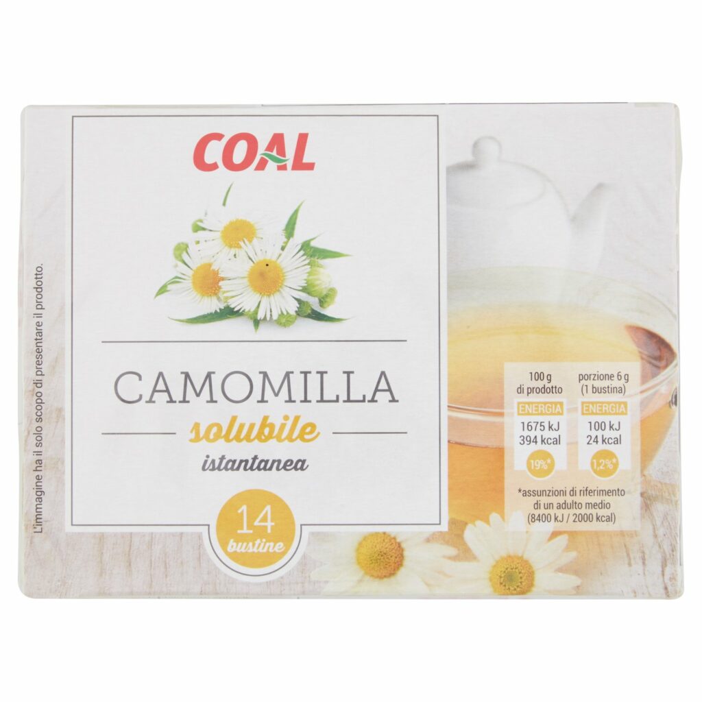 Coal Camomilla solubile istantanea 14 x 6 g