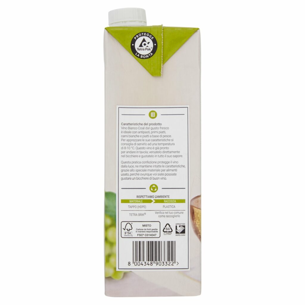 Coal Vino bianco 1 litro