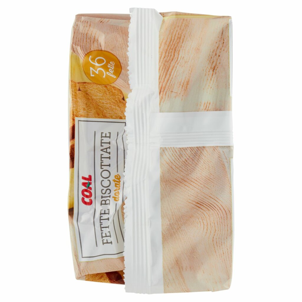 Coal Fette Biscottate dorate 36 fette 9 Confezioni 320 g