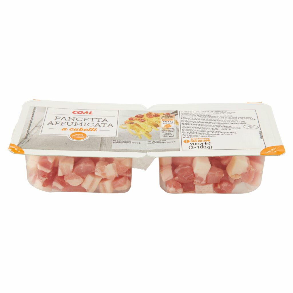Coal Pancetta Affumicata a cubetti 2 x 100 g