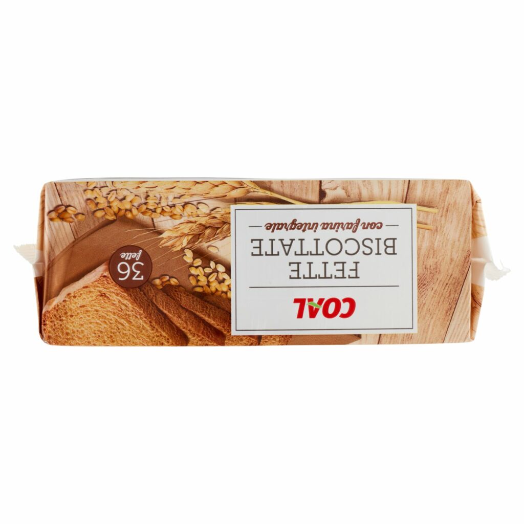 Coal Fette Biscottate con farina integrale 36 fette 9 Confezioni 320 g