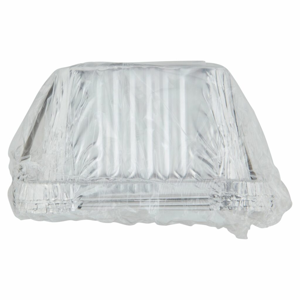 Coal Vaschette Alluminio con coperchio 2 porzioni 4 pz