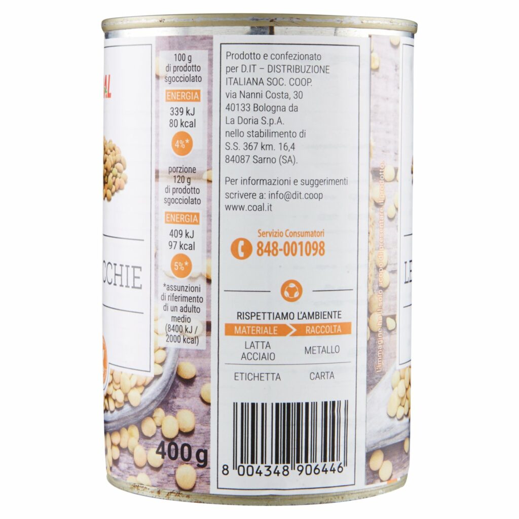 Coal Lenticchie 400 g