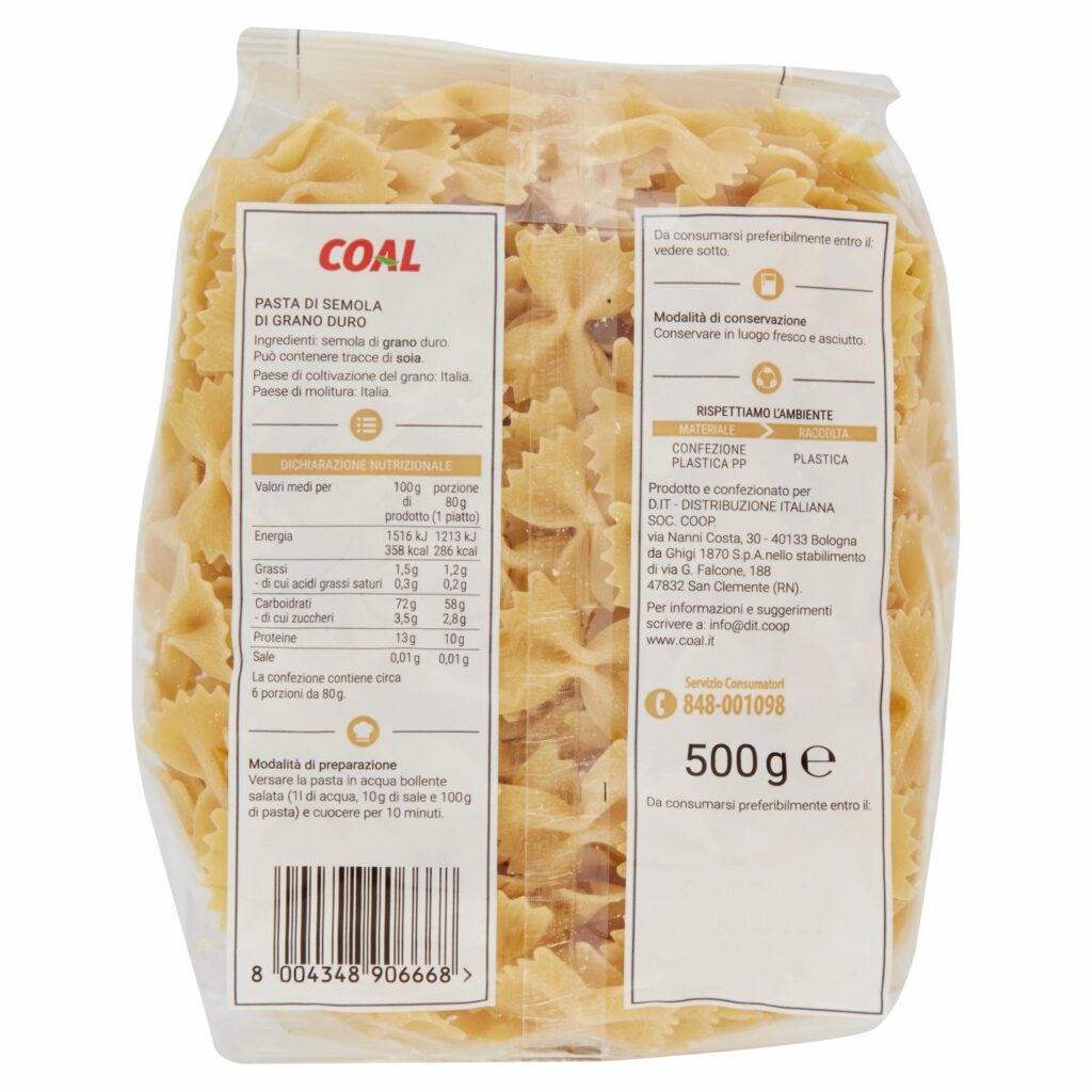Coal Farfalle 500 g