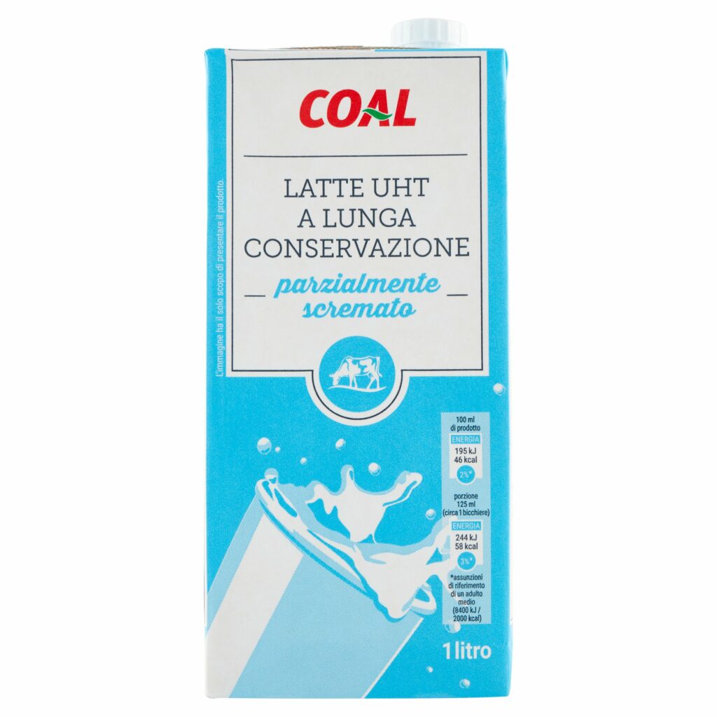 Coal Latte UHT a Lunga Conservazione parzialmente scremato 1 litro