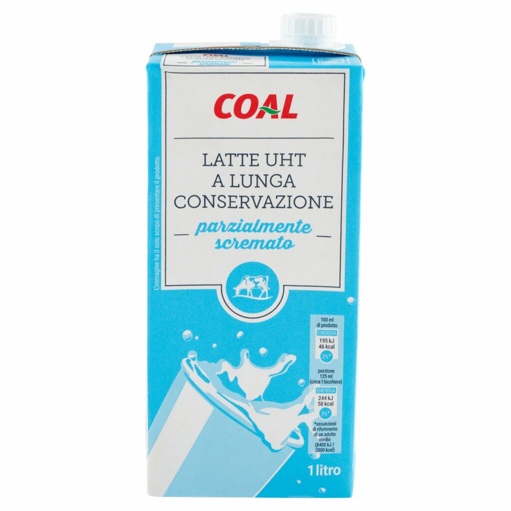 Coal Latte UHT a Lunga Conservazione parzialmente scremato 1 litro