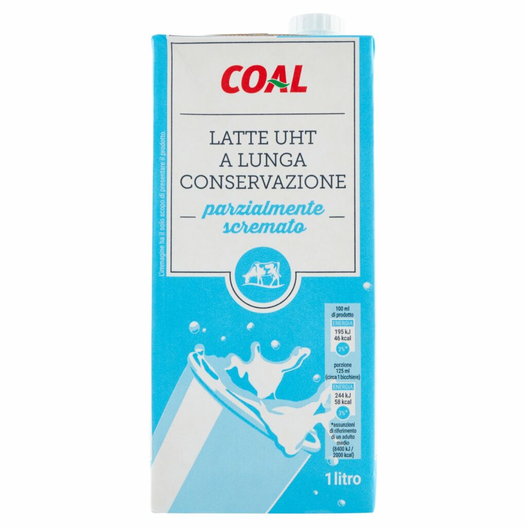 Coal Latte UHT a Lunga Conservazione parzialmente scremato 1 litro