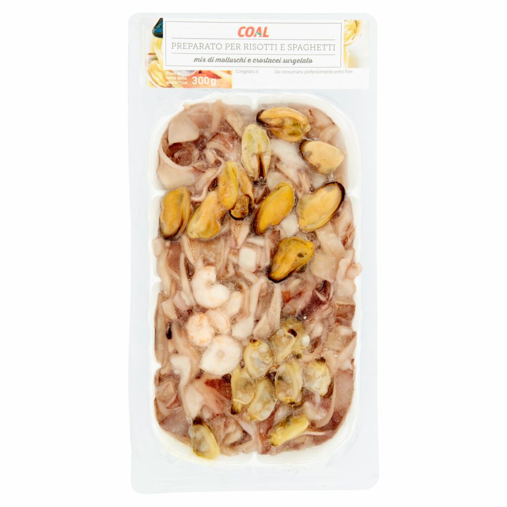 Coal Preparato per Risotti e Spaghetti mix di molluschi e crostacei surgelato 300 g