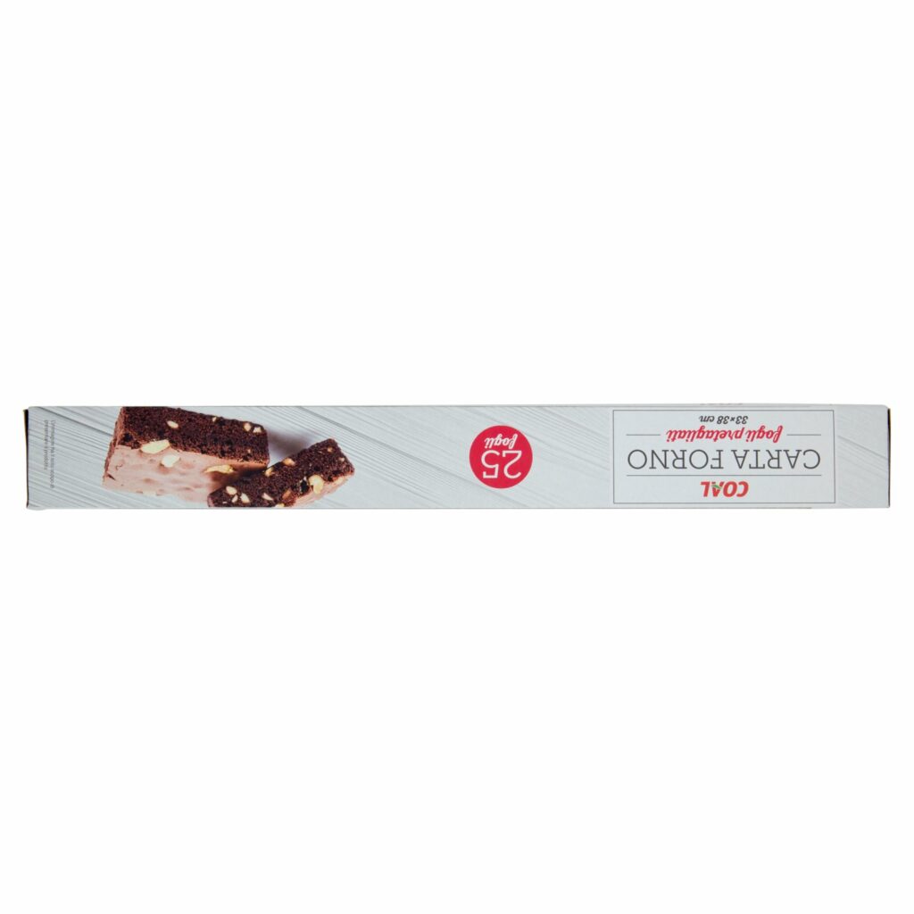 Coal Carta Forno fogli pretagliati 33x38 cm 25 pz
