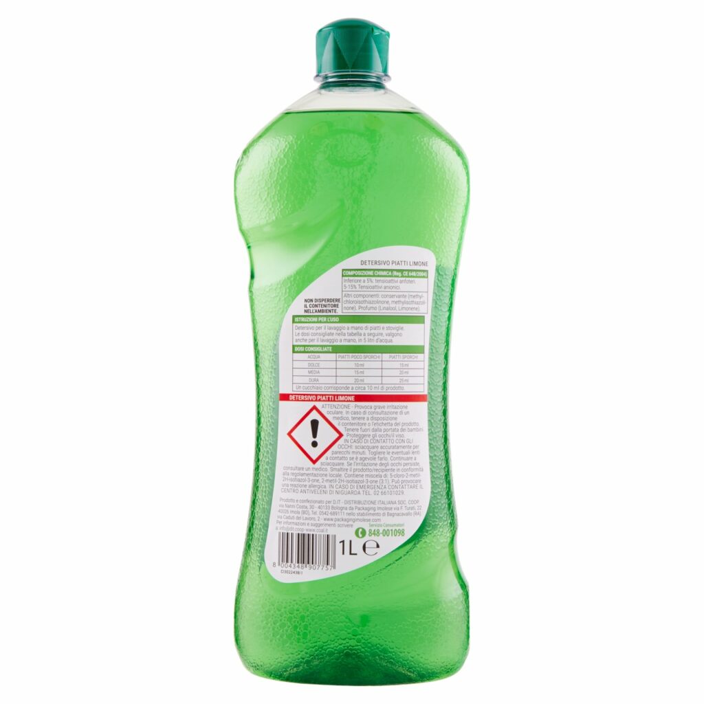 Coal Detersivo Piatti limone concentrato 1 L