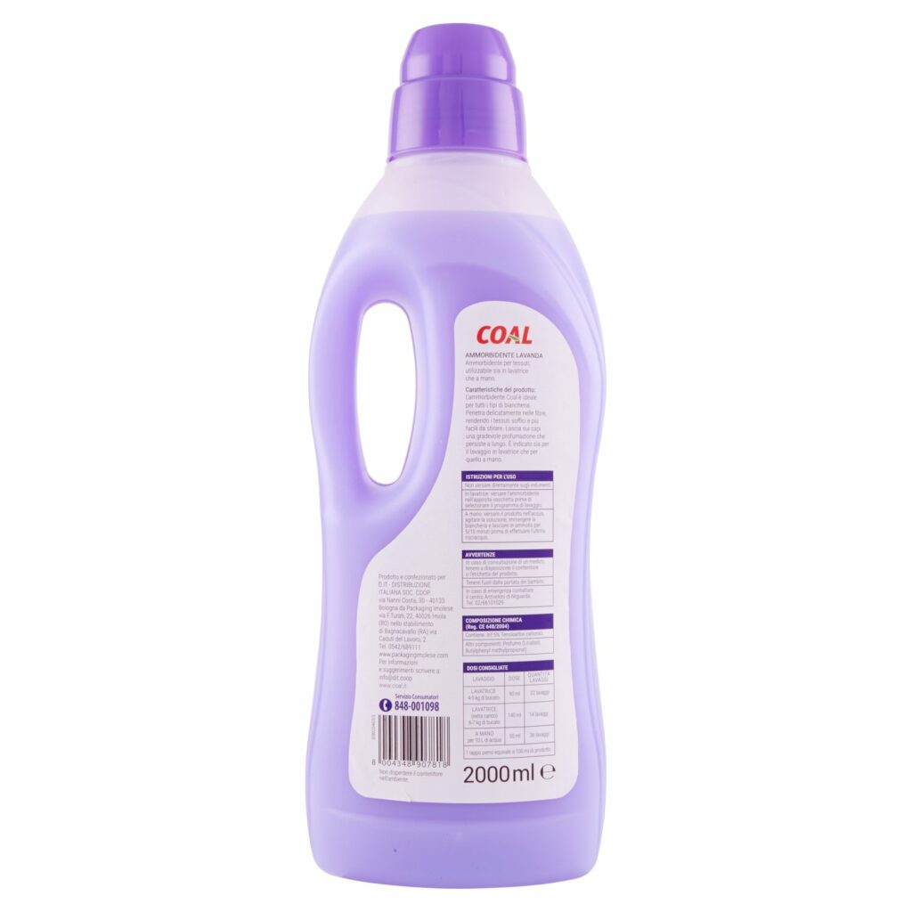 Coal Ammorbidente lavanda a mano e in lavatrice 2000 ml