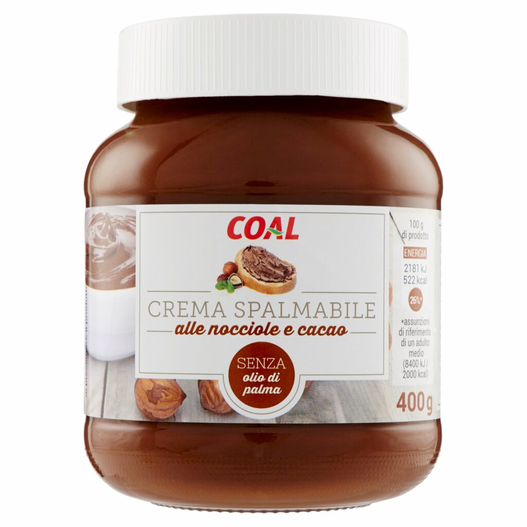 Coal Crema Spalmabile alle nocciole e cacao 400 g
