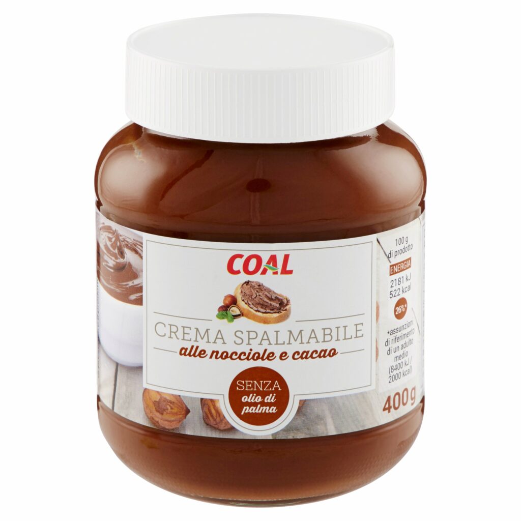 Coal Crema Spalmabile alle nocciole e cacao 400 g