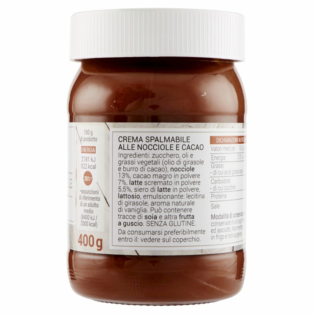 Coal Crema Spalmabile alle nocciole e cacao 400 g