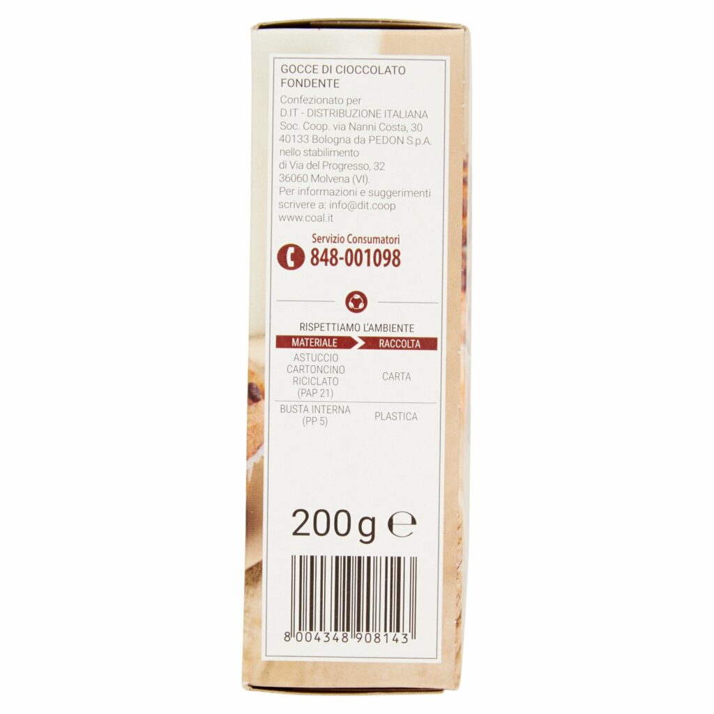 Coal Gocce di Cioccolato fondente 200 g