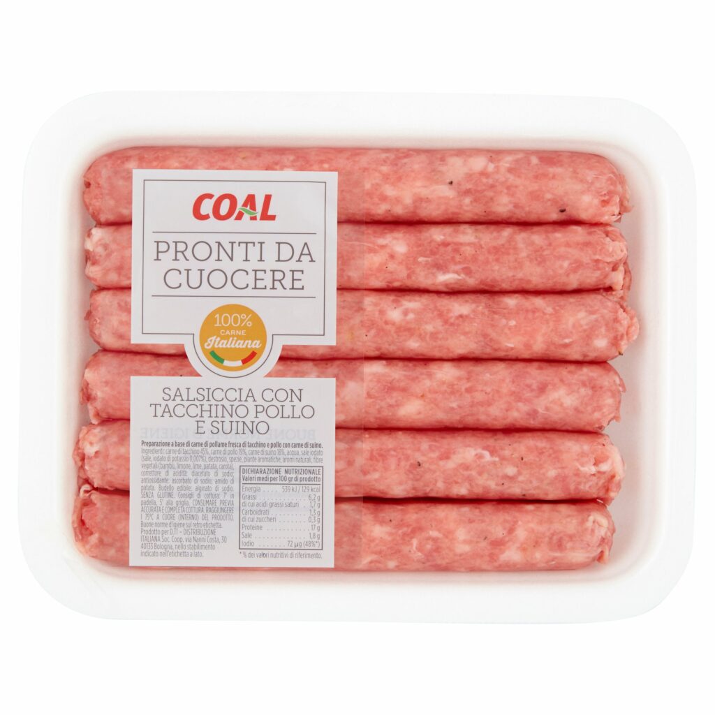 Coal Salsiccia con Tacchino Pollo e Suino 0,430 kg
