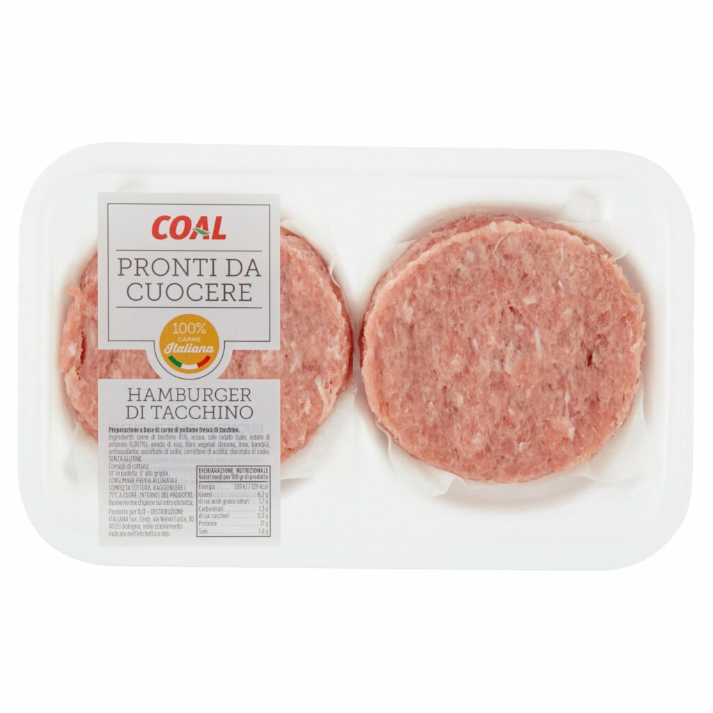 Coal Hamburger di Tacchino 0,200 kg