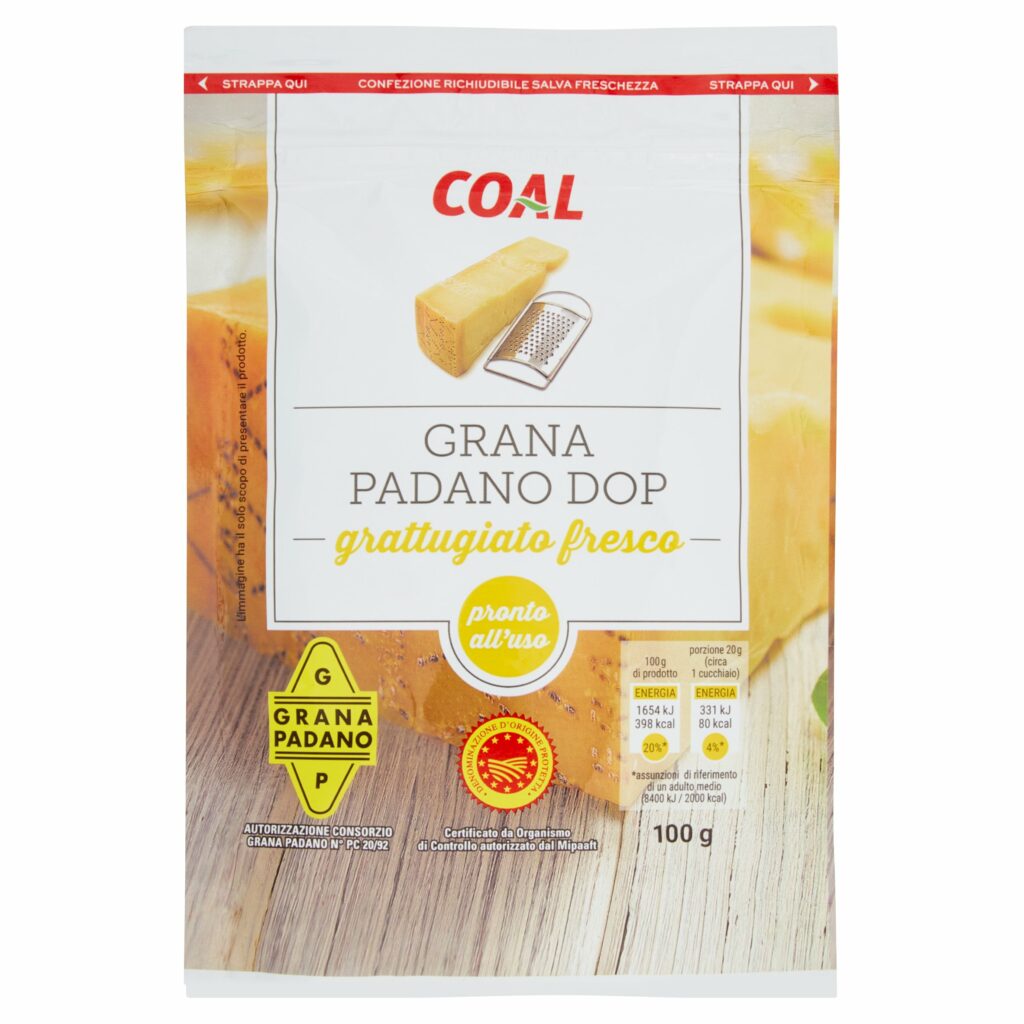 Coal Grana Padano DOP grattugiato fresco 100 g