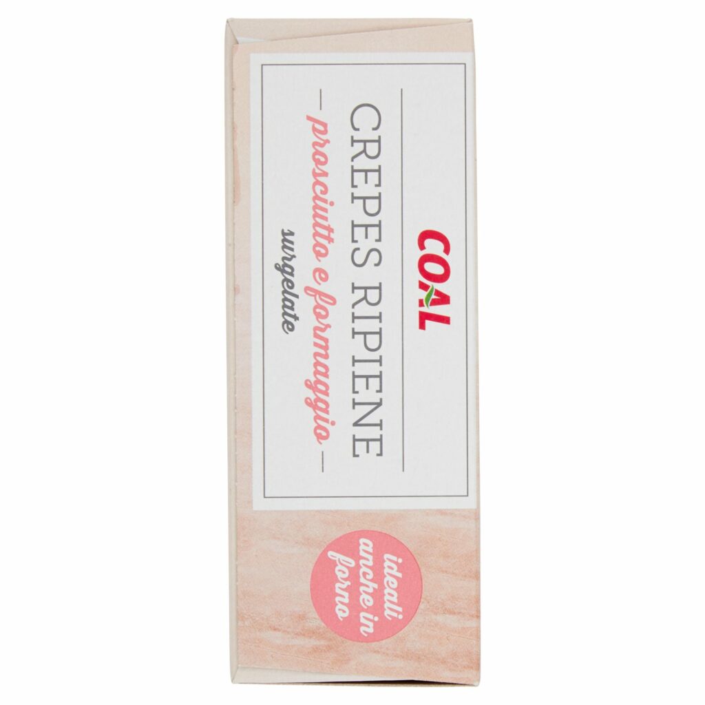 Coal Crepes Ripiene prosciutto e formaggio surgelate 250 g
