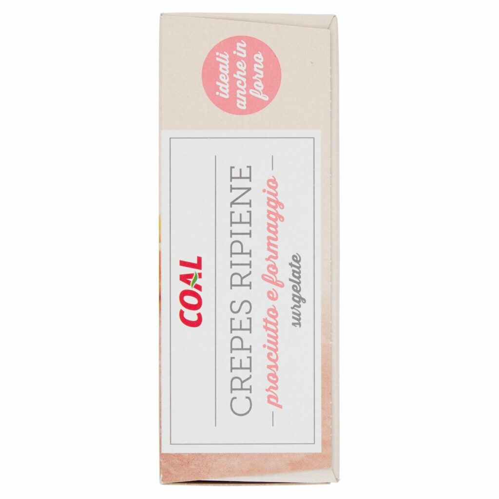 Coal Crepes Ripiene prosciutto e formaggio surgelate 250 g