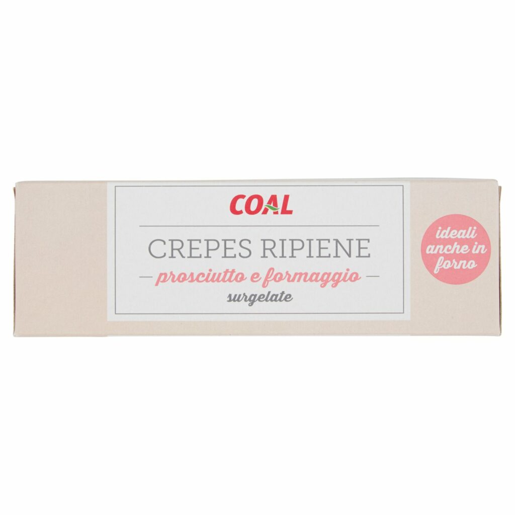Coal Crepes Ripiene prosciutto e formaggio surgelate 250 g